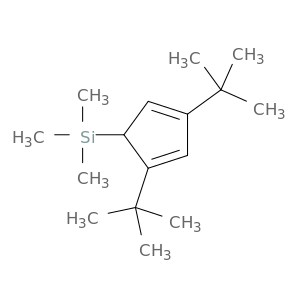 Silane, [2,4-bis(1,1-dimethylethyl)-2,4-cyclopentadien-1-yl]trimethyl-