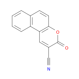 3H-Naphtho[2,1-b]pyran-2-carbonitrile, 3-oxo-