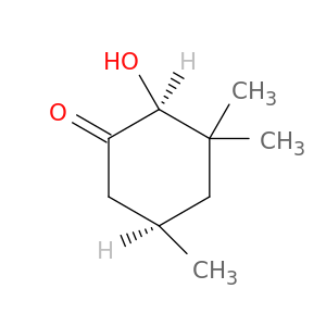 Cyclohexanone, 2-hydroxy-3,3,5-trimethyl-, cis-