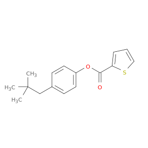 4-(2,2-dimethylpropyl)phenyl thiophene-2-carboxylate