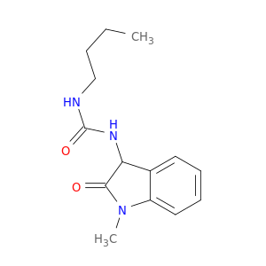 Urea, N-butyl-N'-(2,3-dihydro-1-methyl-2-oxo-1H-indol-3-yl)-