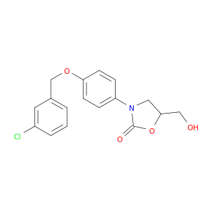 2-Oxazolidinone,3-[4-[(3-chlorophenyl)methoxy]phenyl]-5-(hydroxymethyl)-