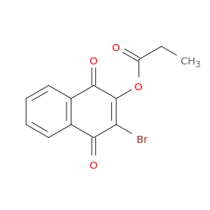 3-bromo-1,4-dioxo-1,4-dihydronaphthalen-2-yl propanoate