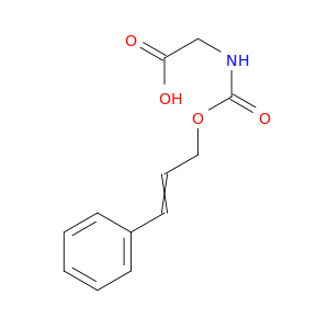 Glycine, N-[[(3-phenyl-2-propenyl)oxy]carbonyl]-