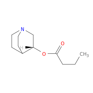 Butanoic acid, (3R)-1-azabicyclo[2.2.2]oct-3-yl ester
