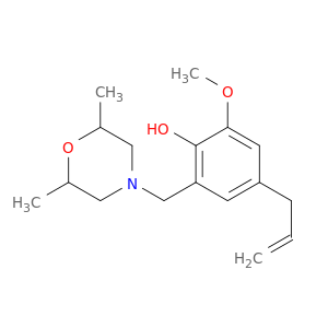 2-[(2,6-dimethylmorpholin-4-yl)methyl]-6-methoxy-4-(prop-2-en-1-yl)phenol