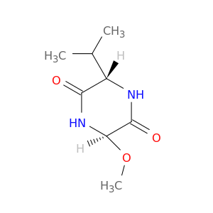 2,5-Piperazinedione,3-methoxy-6-(1-methylethyl)-, (3R,6S)-