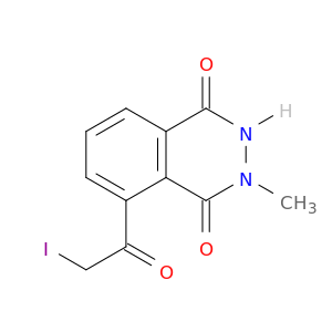 2-IODOACETYL-3-METHYL-1,4-PHTHALAZINEDIONE