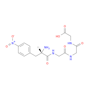 Glycine, N-[N-[N-(4-nitro-L-phenylalanyl)glycyl]glycyl]-