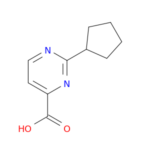 2-cyclopentylpyrimidine-4-carboxylic acid
