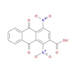 2-Anthracenecarboxylic acid, 9,10-dihydro-1,4-dinitro-9,10-dioxo-