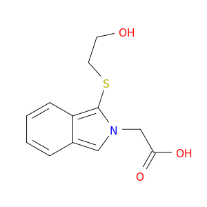 2H-Isoindole-2-acetic acid, 1-[(2-hydroxyethyl)thio]-