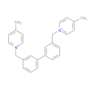 Pyridinium, 1,1'-[[1,1'-biphenyl]-3,3'-diylbis(methylene)]bis[4-methyl-