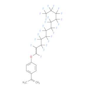 Benzene, 1-(1-methylethenyl)-4-[(tricosafluorododecenyl)oxy]-