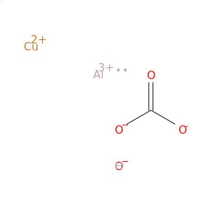 Aluminum copper carbonate hydroxide