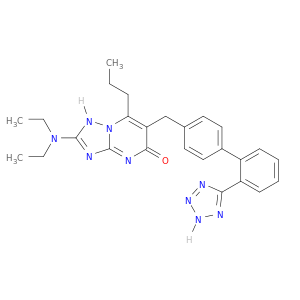 [1,2,4]Triazolo[1,5-a]pyrimidin-5(1H)-one,2-(diethylamino)-7-propyl-6-[[2'-(2H-tetrazol-5-yl)[1,1'-biphenyl]-4-yl]methyl]-