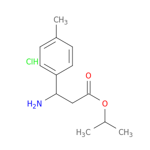 丙-2-基3-氨基-3-(4-甲基苯基)丙酸酯盐酸盐
