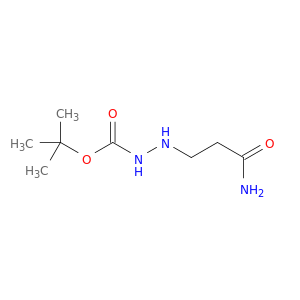 Hydrazinecarboxylic acid, 2-(3-amino-3-oxopropyl)-, 1,1-dimethylethyl ester