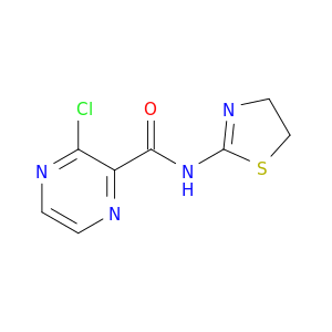 Pyrazinecarboxamide, 3-chloro-N-(4,5-dihydro-2-thiazolyl)-