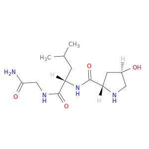 Glycinamide, trans-4-hydroxy-L-prolyl-L-leucyl-