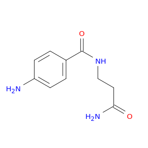 苯甲酰胺,4-氨基-N-(3-氨基-3-氧丙基)-