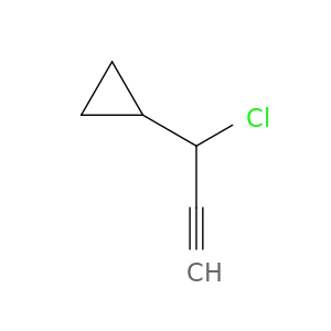 Cyclopropane, (1-chloro-2-propynyl)-