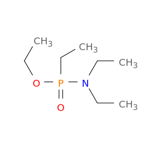 Phosphonamidic acid, triethyl-, ethyl ester, (R)-