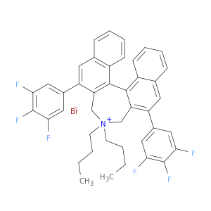 (11bS)-4,4-二丁基-4,5-二氢-2,6-双(3,4,5-三氟苯基)-3H-二萘[2,1-c:1′,2′-e]氮杂卓溴化物
