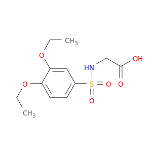 2-(3,4-Diethoxyphenylsulfonamido)acetic acid
