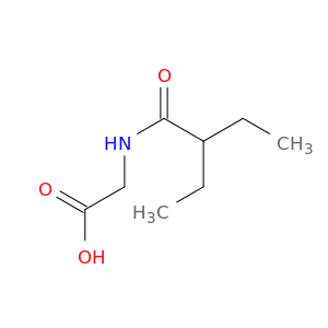2-(2-ethylbutanamido)acetic acid
