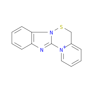 5H-Pyrido[1',2':4,5][1,2,4]thiadiazino[2,3-a]benzimidazol-13-ium(9CI)