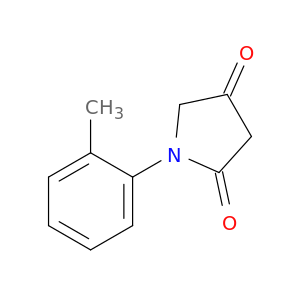 1-(2-methylphenyl)pyrrolidine-2,4-dione