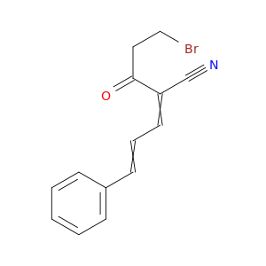 2,4-Pentadienenitrile, 2-(3-bromo-1-oxopropyl)-5-phenyl-