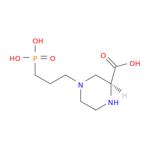 2-Piperazinecarboxylic acid, 4-(3-phosphonopropyl)-, (S)-