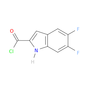 1H-吲哚-2-羰基氯,5,6-二氟-