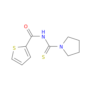 2-Thiophenecarboxamide, N-(1-pyrrolidinylthioxomethyl)-