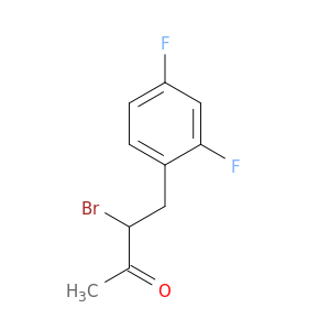 3-bromo-4-(2,4-difluorophenyl)butan-2-one