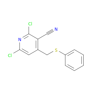2,6-二氯-4-[(苯硫基)甲基]-3-吡啶羰基腈