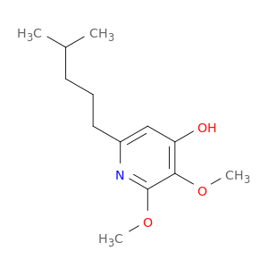 4-Pyridinol, 2,3-dimethoxy-6-(4-methylpentyl)-