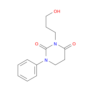 2,4(1H,3H)-Pyrimidinedione, dihydro-3-(3-hydroxypropyl)-1-phenyl-