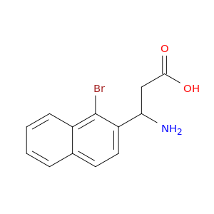 2-Naphthalenepropanoicacid, b-amino-1-bromo-