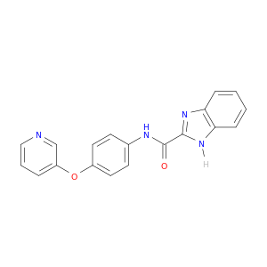 1H-Benzimidazole-2-carboxamide, N-[4-(3-pyridinyloxy)phenyl]-