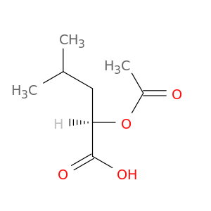 Pentanoic acid, 2-(acetyloxy)-4-methyl-, (R)-
