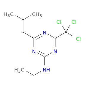 1,3,5-Triazin-2-amine,N-ethyl-4-(2-methylpropyl)-6-(trichloromethyl)-