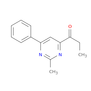 1-Propanone, 1-(2-methyl-6-phenyl-4-pyrimidinyl)-