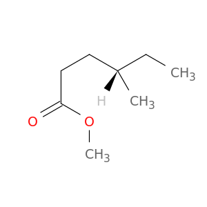Hexanoic acid, 4-methyl-, methyl ester, (S)-