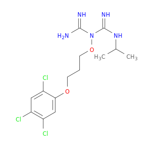 Imidodicarbonimidicdiamide, N-(1-methylethyl)-N'-[3-(2,4,5-trichlorophenoxy)propoxy]-