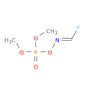 Methanimidoyl fluoride, N-[(dimethoxyphosphinyl)oxy]-, (E)-