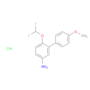 4-(Difluoromethoxy)-3-(4-methoxyphenyl)aniline Hydrochloride