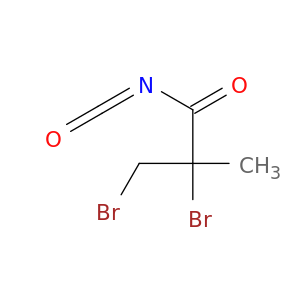 Propanoyl isocyanate, 2,3-dibromo-2-methyl-